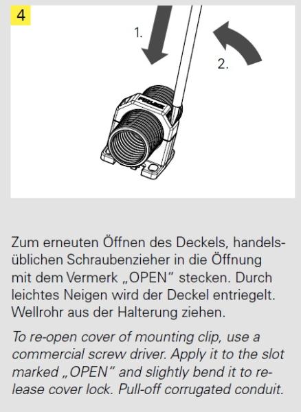 10 COPA-H Wellrohrhalter NW48/50 FIP schwarz mit Montagesockel